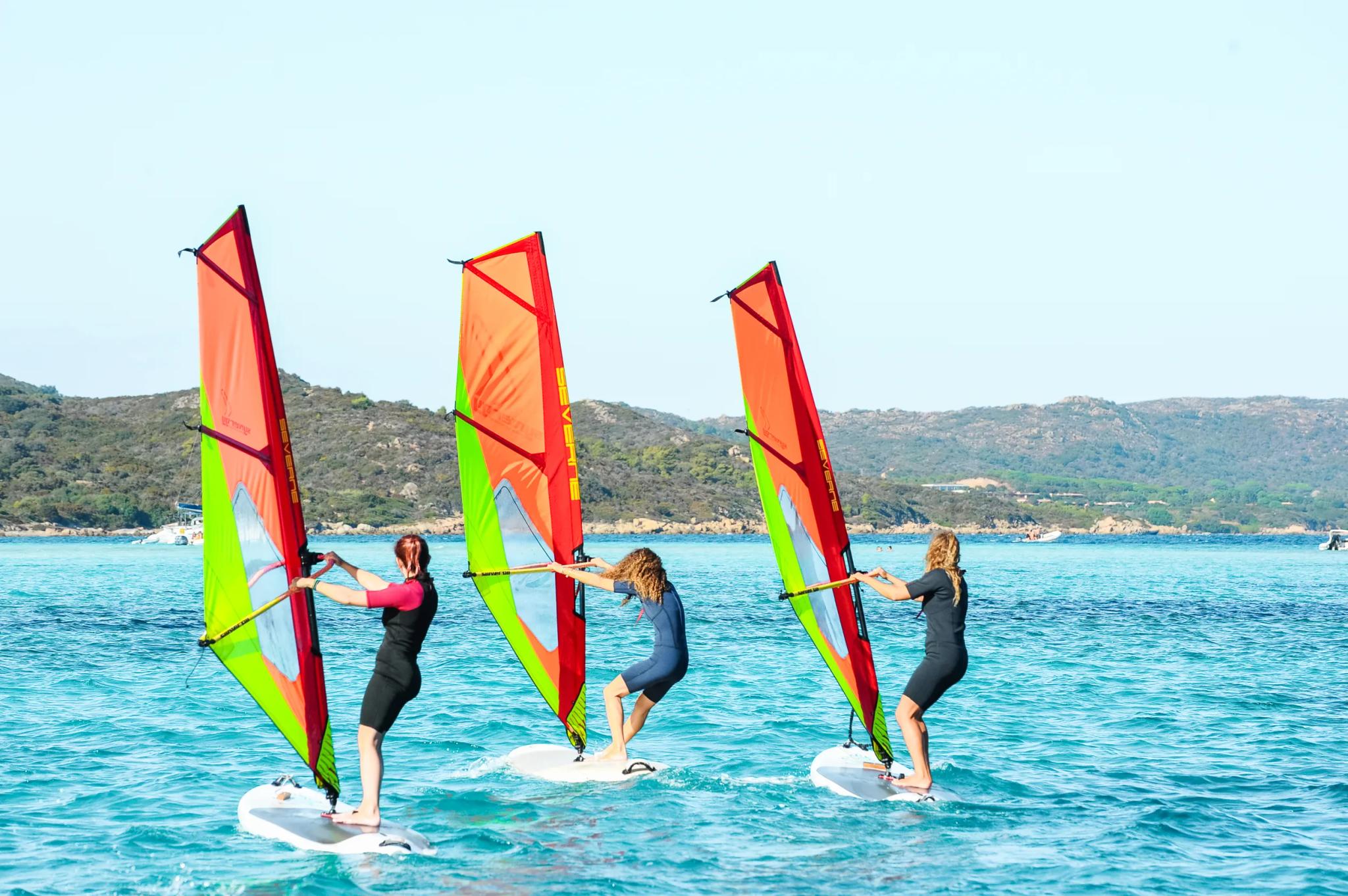 Planche à voile pour événement à bonifacio