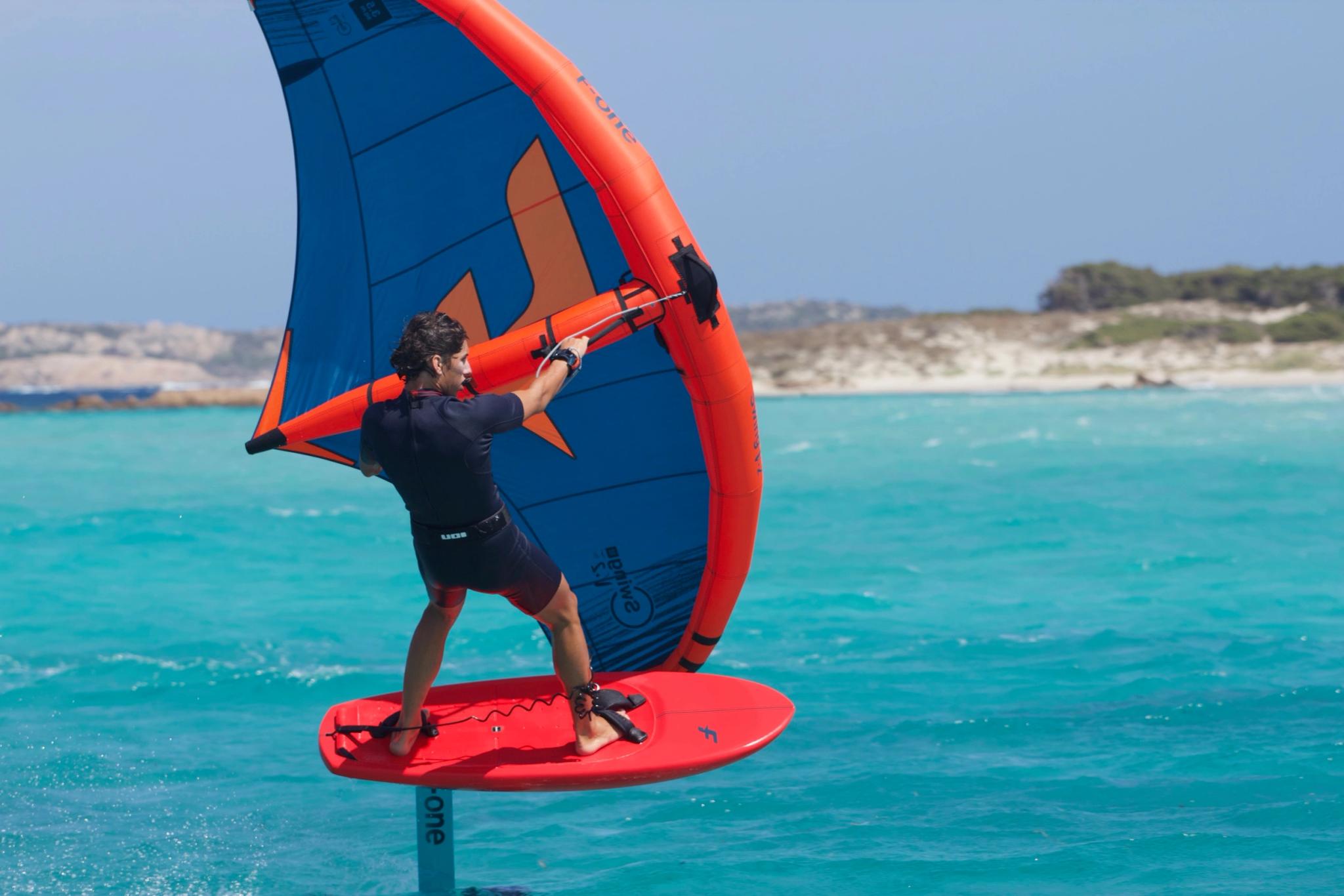Wingfoil à Bonifacio